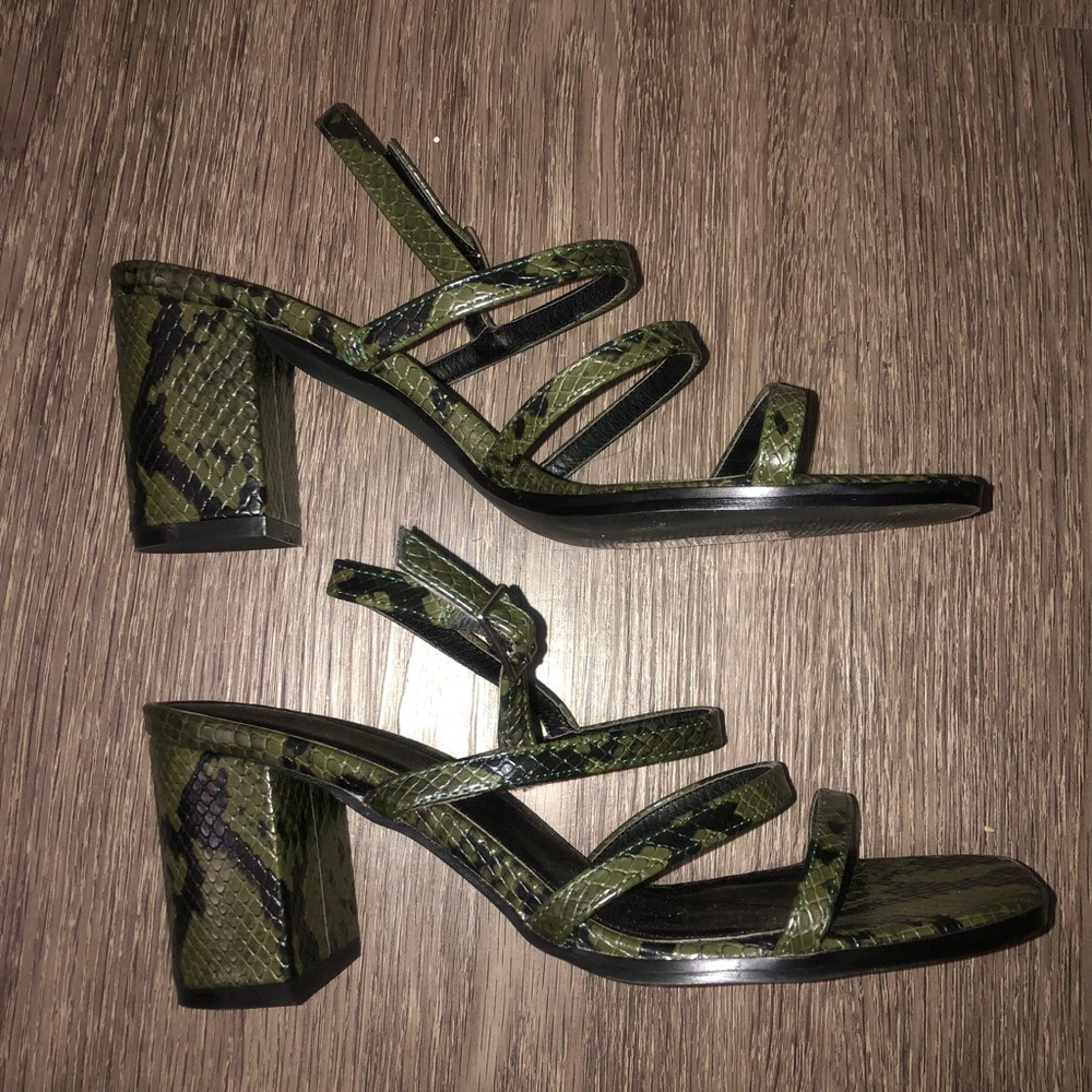 UO faux snake print shoes